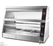 1.8KW Warming Showcase voor het verbeteren van klanttevredenheid en behoud