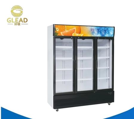 Supermarkt drank bier display zonne-gas koelkast display