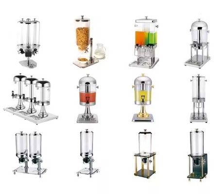 Commerciële roestvrijstalen koel sap dispenser drankmachine