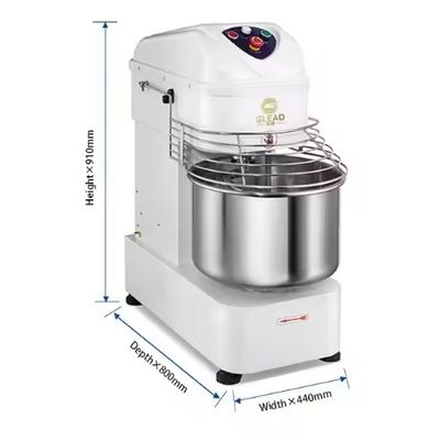 Warm verkoop Commerciële mengmachines Bakkerij Taartmeel Spiraaltaartmengers