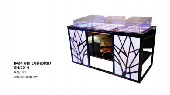 Gepersonaliseerde natuur Industriële hospitality apparatuur met onberispelijke en vaag lijnen