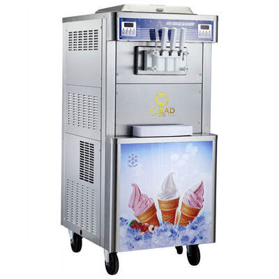 Softy ijsmachine Competitieve prijs Industriële ijsmachine Commerciële 3 smaken