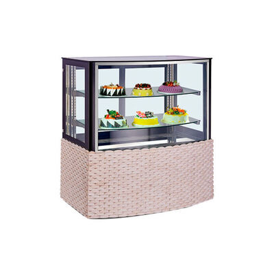Commerciële taartkast Taartvitrine Taartdisplay Tegendisplay Gekoelde vitrine
