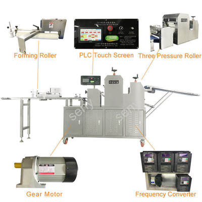 Commerciële elektrische bakkerij apparatuur Broodmachine met 304 roestvrij staal Nieuwe multifunctionele meelfabriek