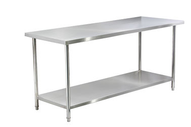 201 het Werklijsten van de roestvrij staalkeuken met Undershelf Roestvrije Backsplash