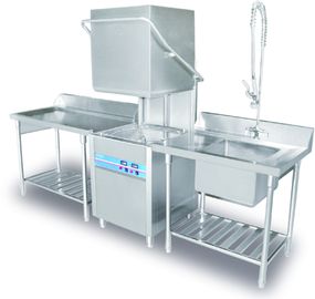 De snelle Schoonmakende Wasmachine van het de Afwasmachine Gemotoriseerde Glas van Undercounter Commerciële
