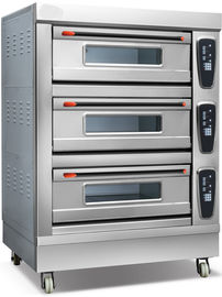 3 dekoven 6 de Pan Commerciële Oven van de Transportband Elektrische Pizza voor Bakkerijen