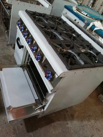 Industrieel Keuken Kokend Materiaal 6 Brander Freestanding Gasfornuis met Oven