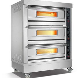 3 dekoven 6 de Pan Commerciële Oven van de Transportband Elektrische Pizza voor Bakkerijen