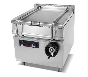 Het professionele Gas van het Keukenmateriaal/Elektrische Keuken Overhellende het Smoren Pan