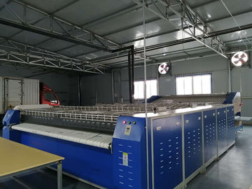 Van het de Wasserijmateriaal van het hotellinnen van de het Linnen Vlakke Pers Automatische het Strijken van Ironer Machine