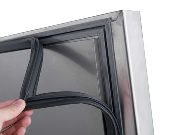 SS Industriële Commerciële Verticale de Ijskastdiepvriezer van het Koelingsmateriaal