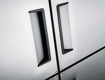 SS Industriële Commerciële Verticale de Ijskastdiepvriezer van het Koelingsmateriaal