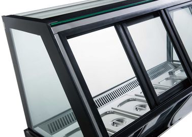 Multinationale Commerciële Uitstekende het Roomijsshowcase van het Bakselmateriaal