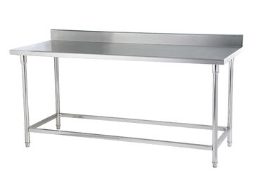 201 het Werklijsten van de roestvrij staalkeuken met Undershelf Roestvrije Backsplash